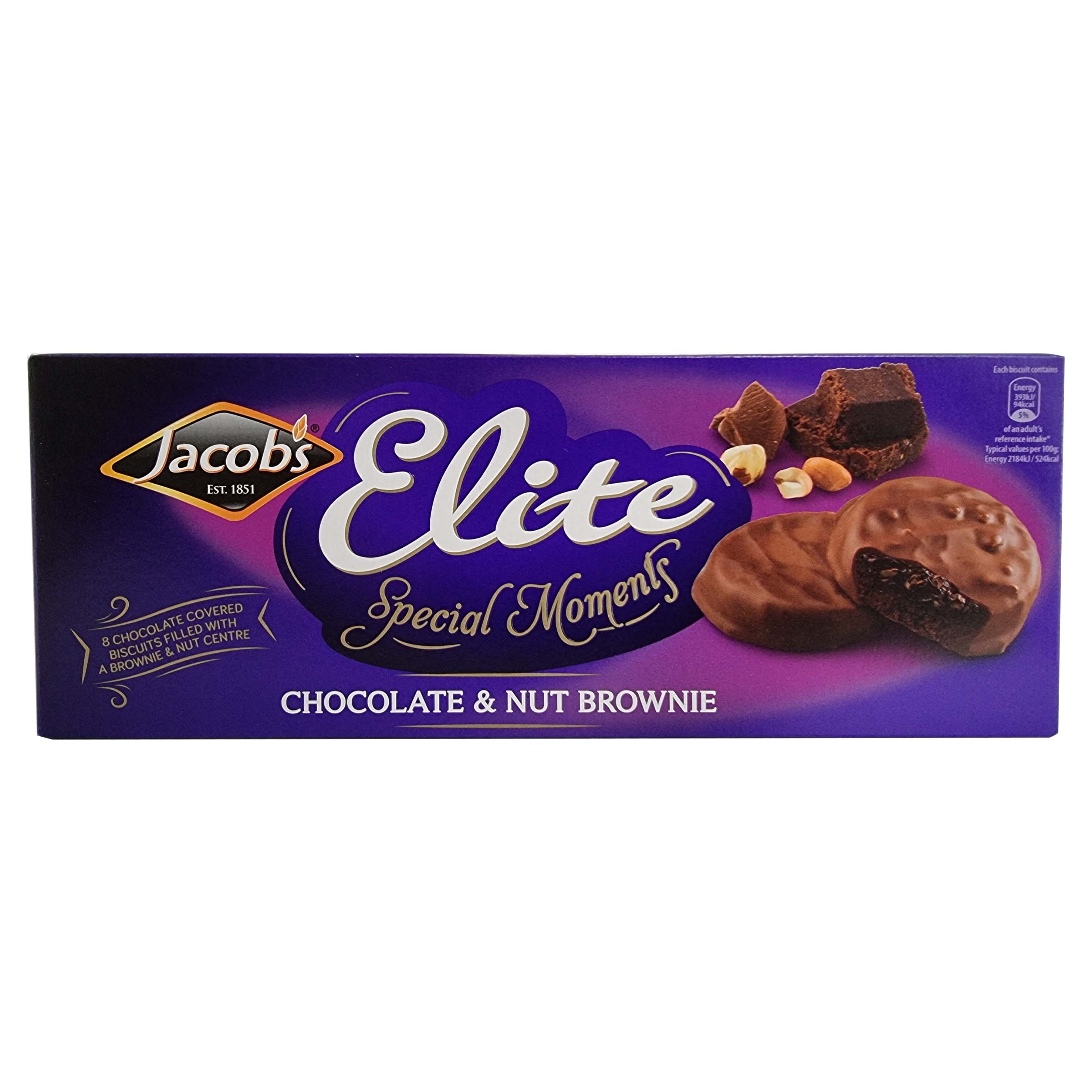 Jacobs galletas elite chocolate & nut brownie 145g