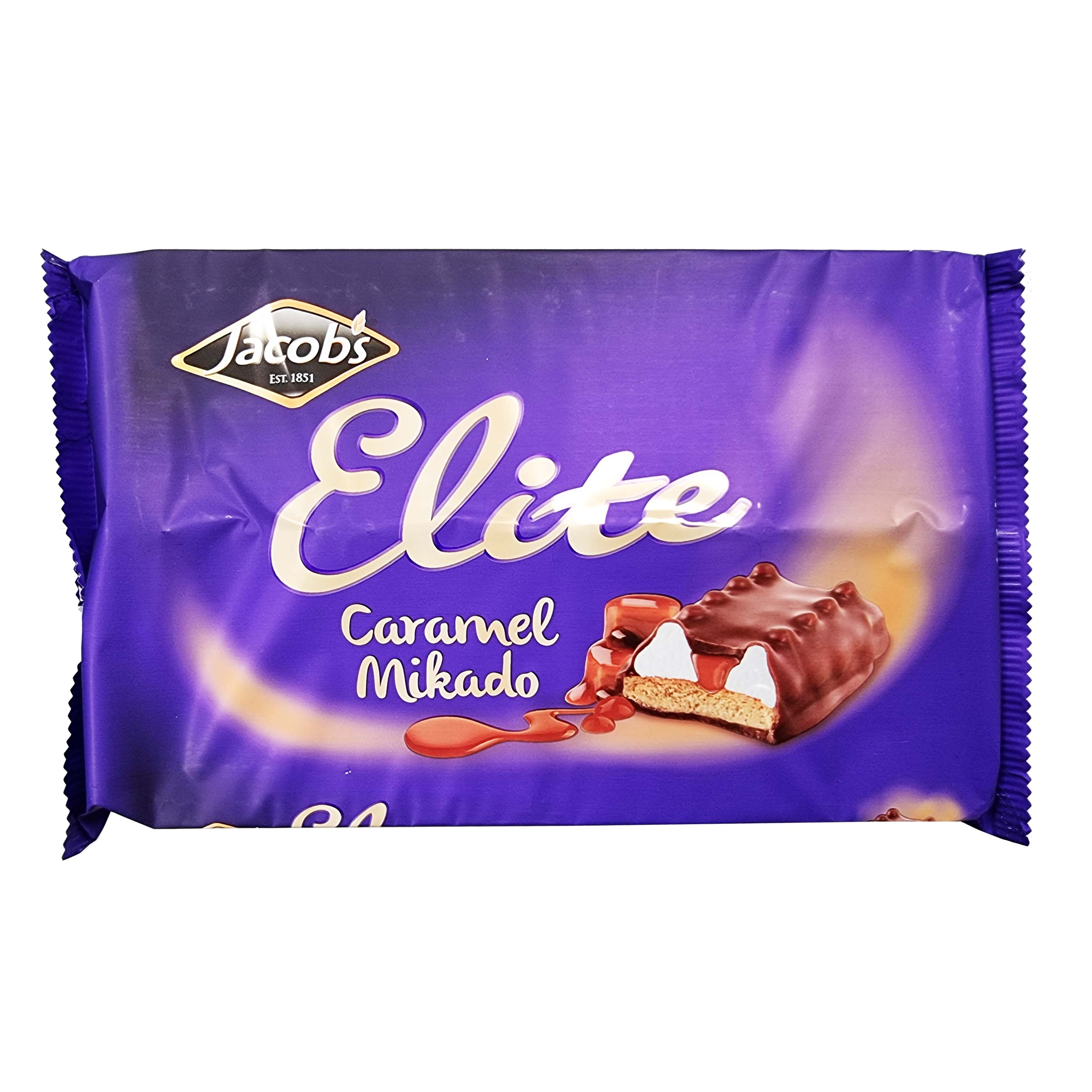 Jacobs galletas elite caramelo mikado 176g