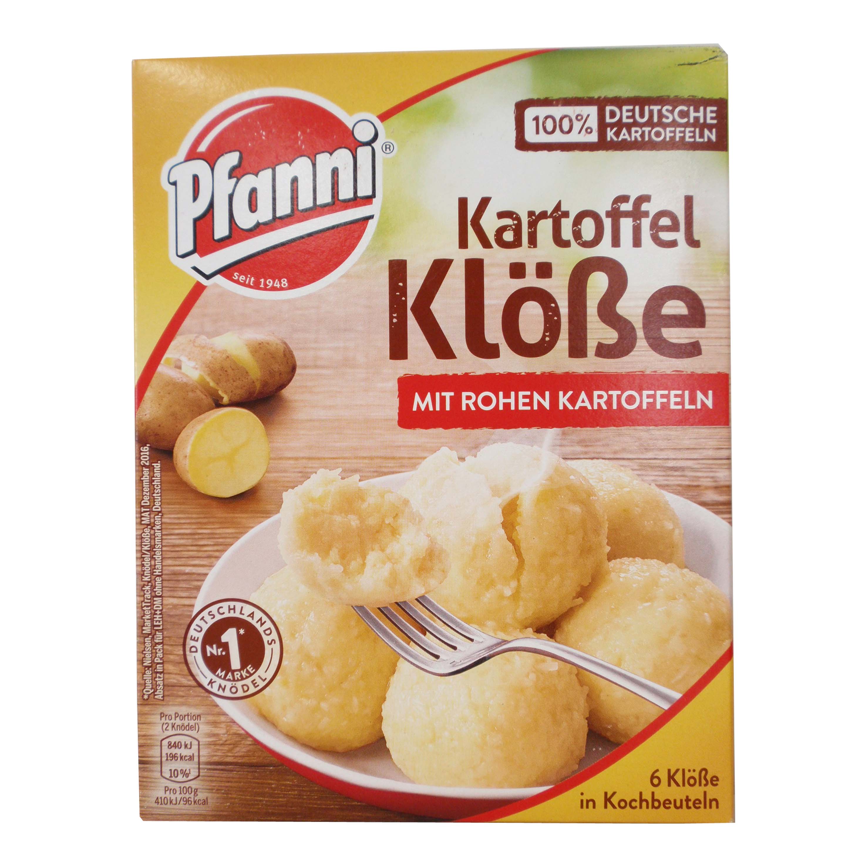 Pfanni 6 albondigas rohe klobe