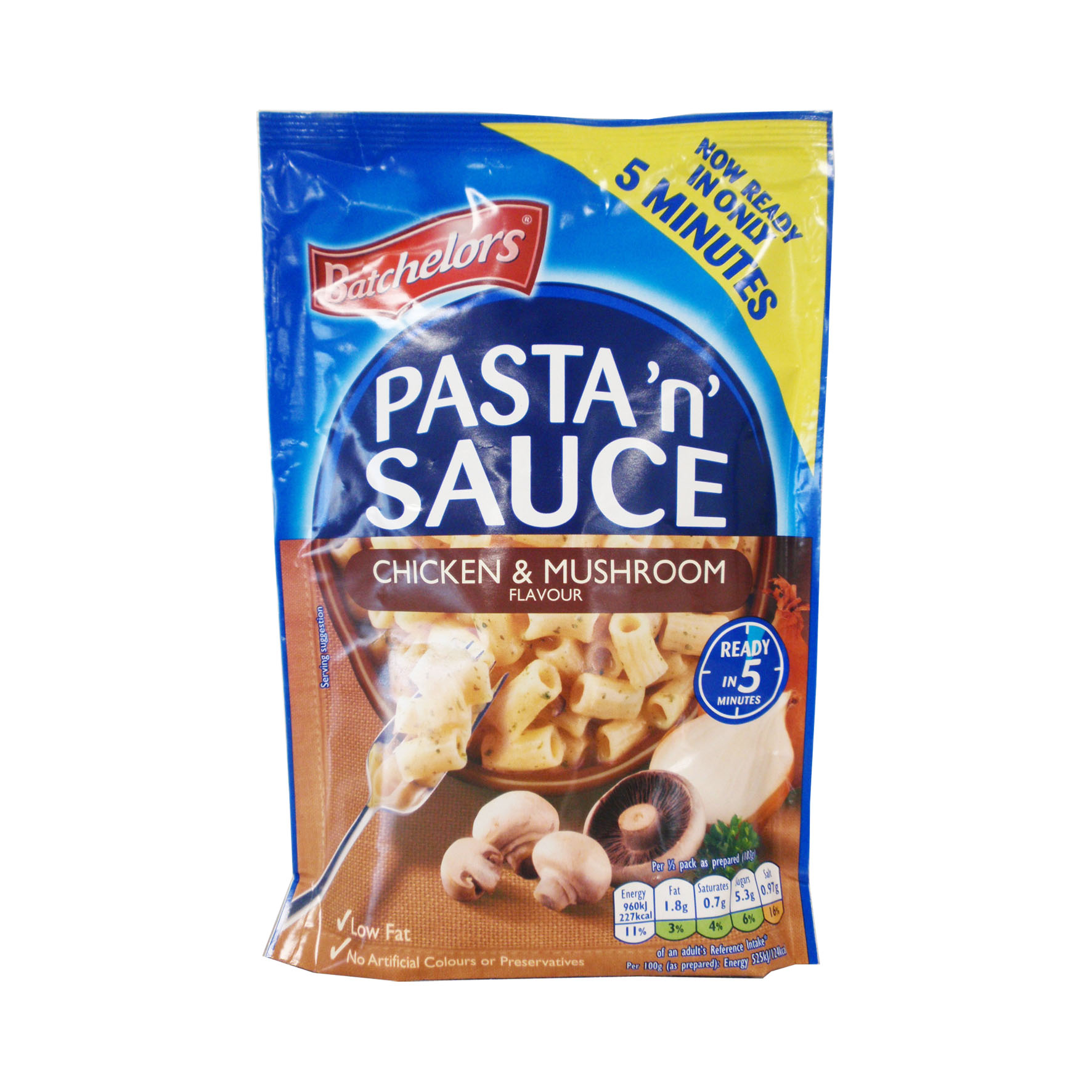 Batch pasta-sauce pollo-champiñon