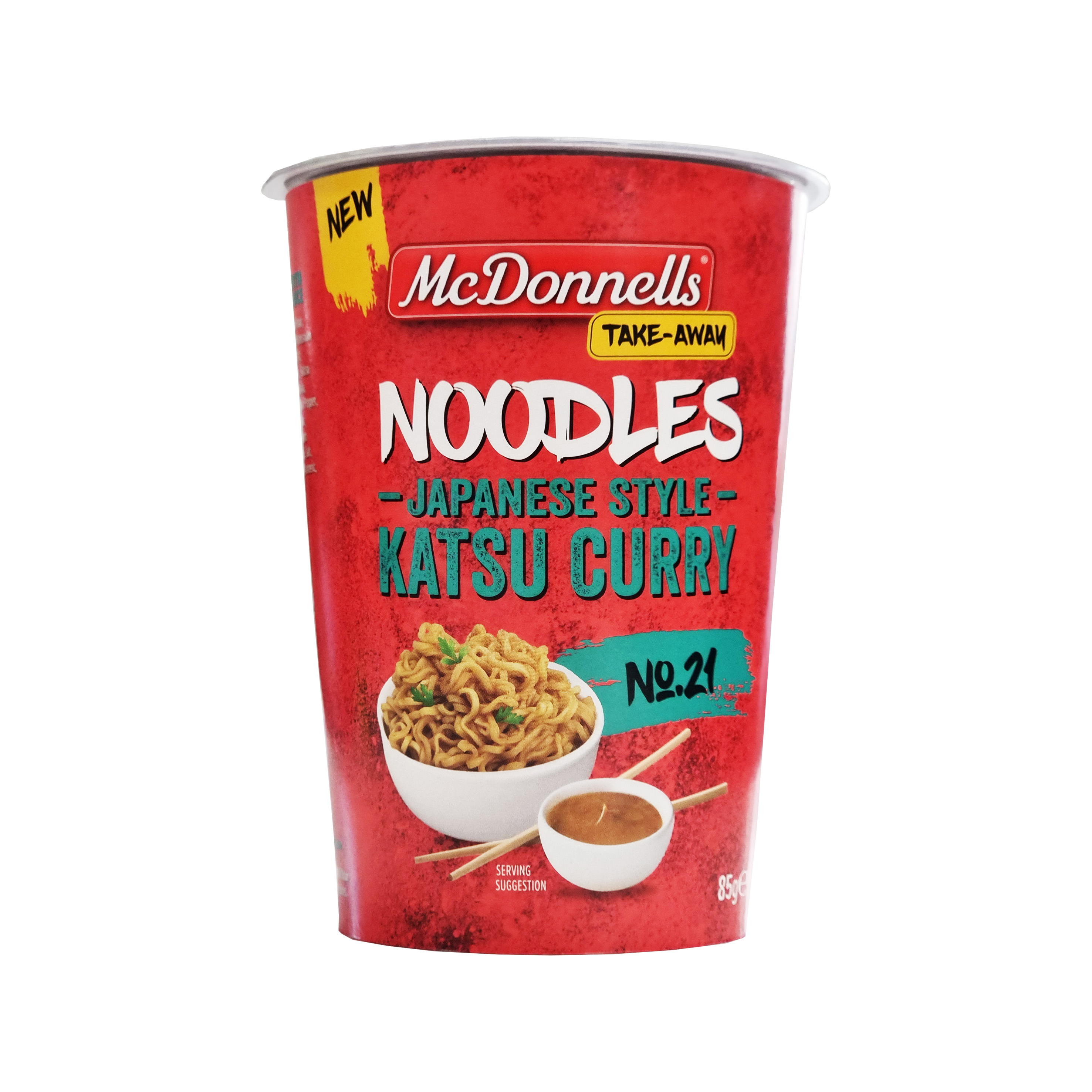 Mcdonnells noodles katsu curry para llevar 85gr