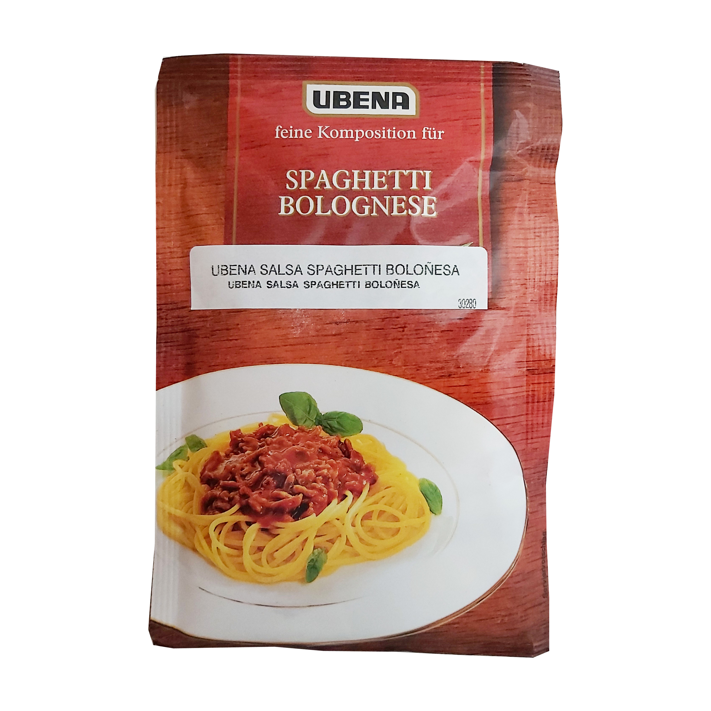 Ubena salsa spaghetti boloñesa