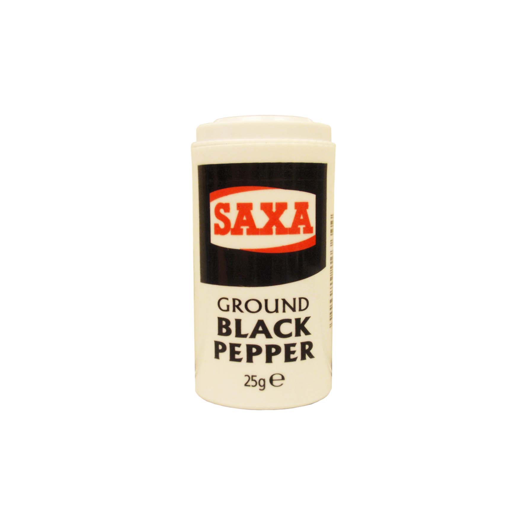 Saxa pimienta negra molida 2x6 12/25gr