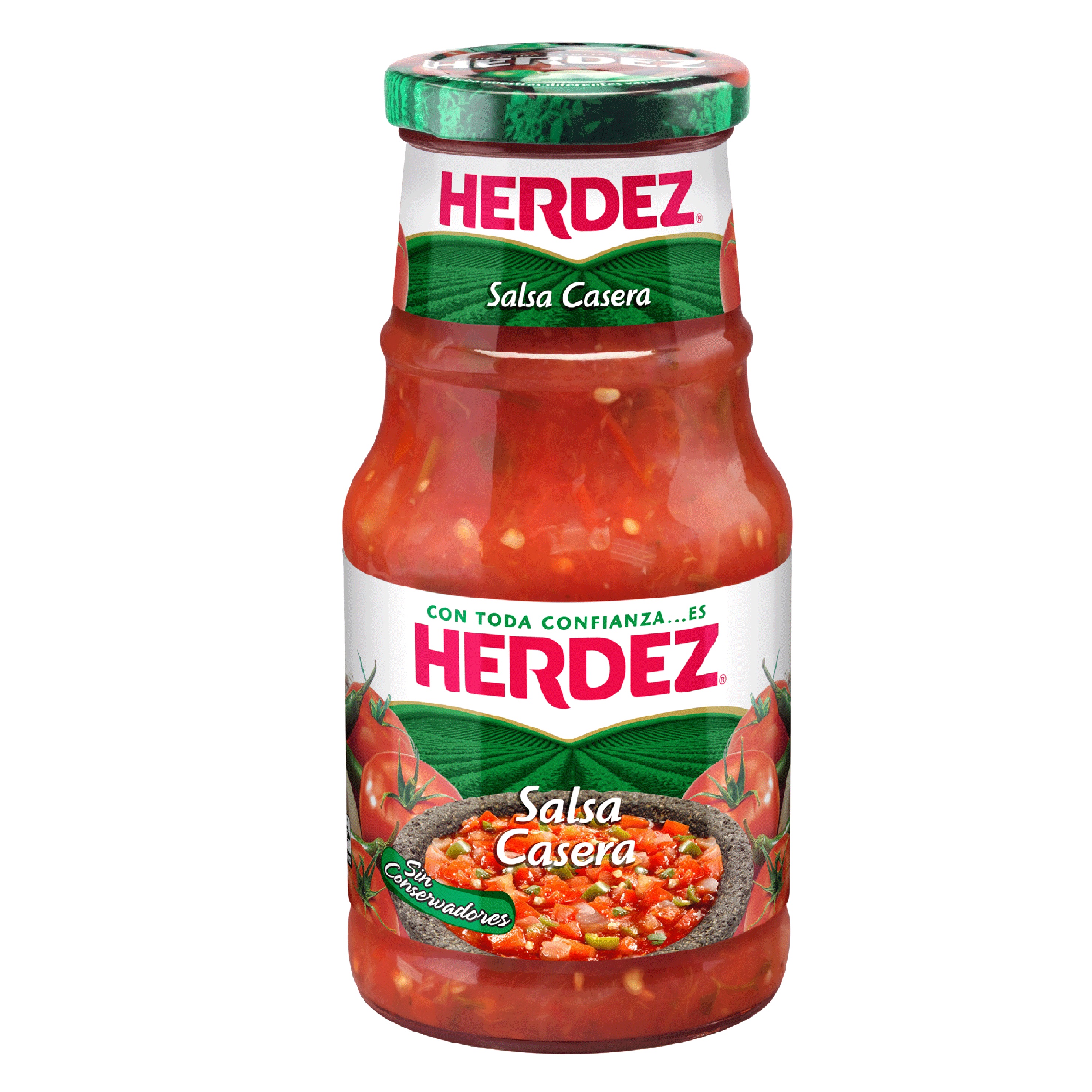 Herdez salsa casera 12/453g tarro