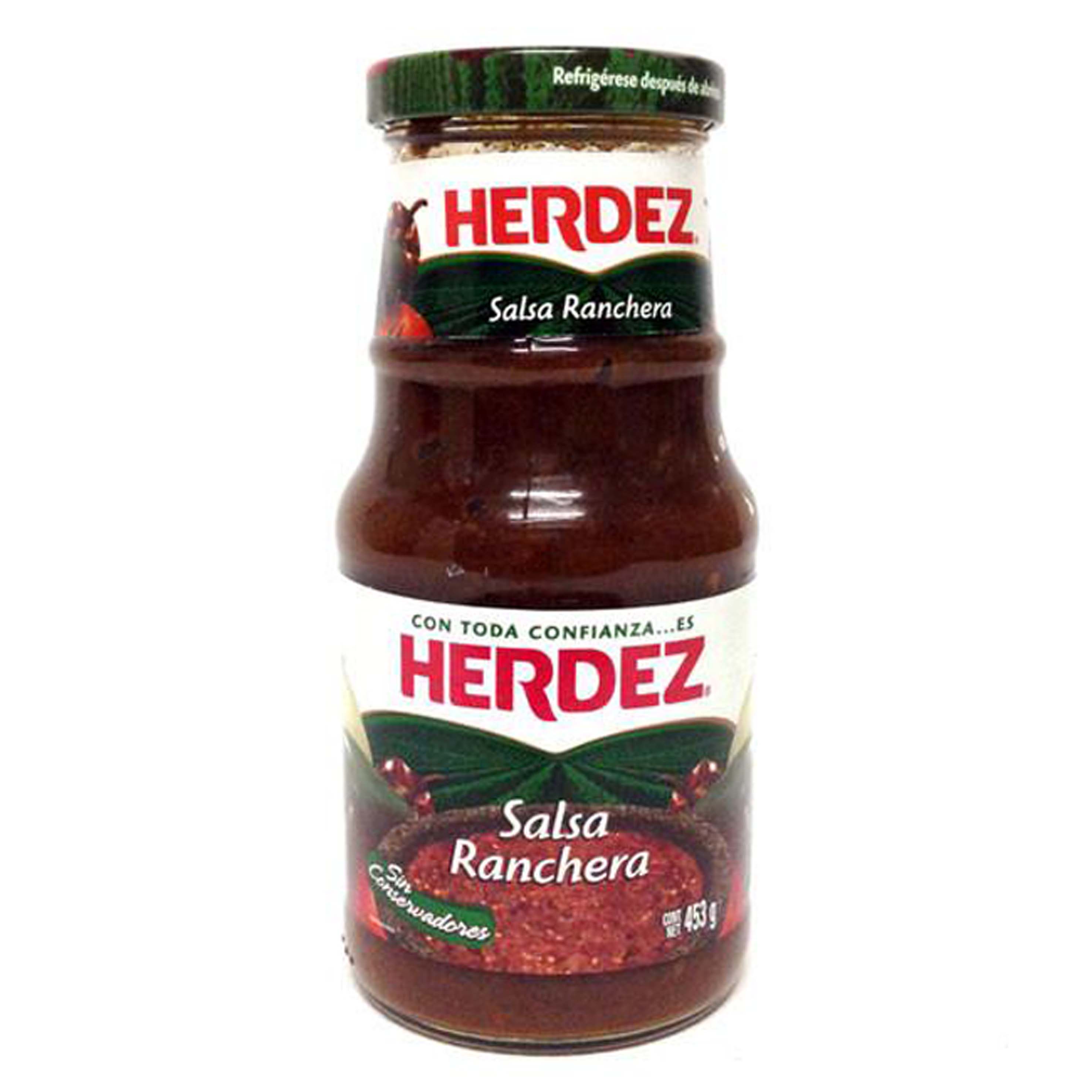 Herdez salsa ranchera 12/453g tarro