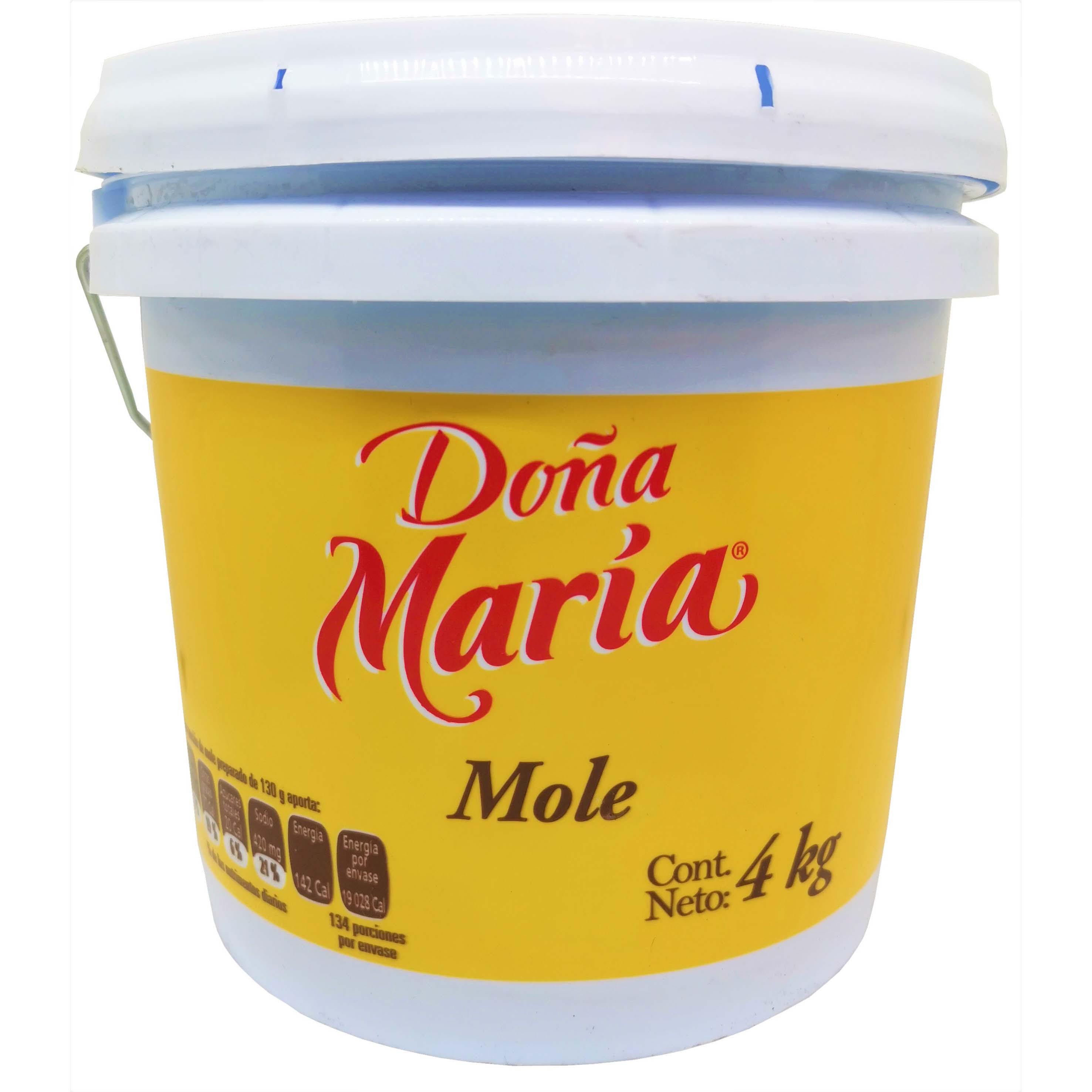 Doña maria mole pasta cubeta 4kg
