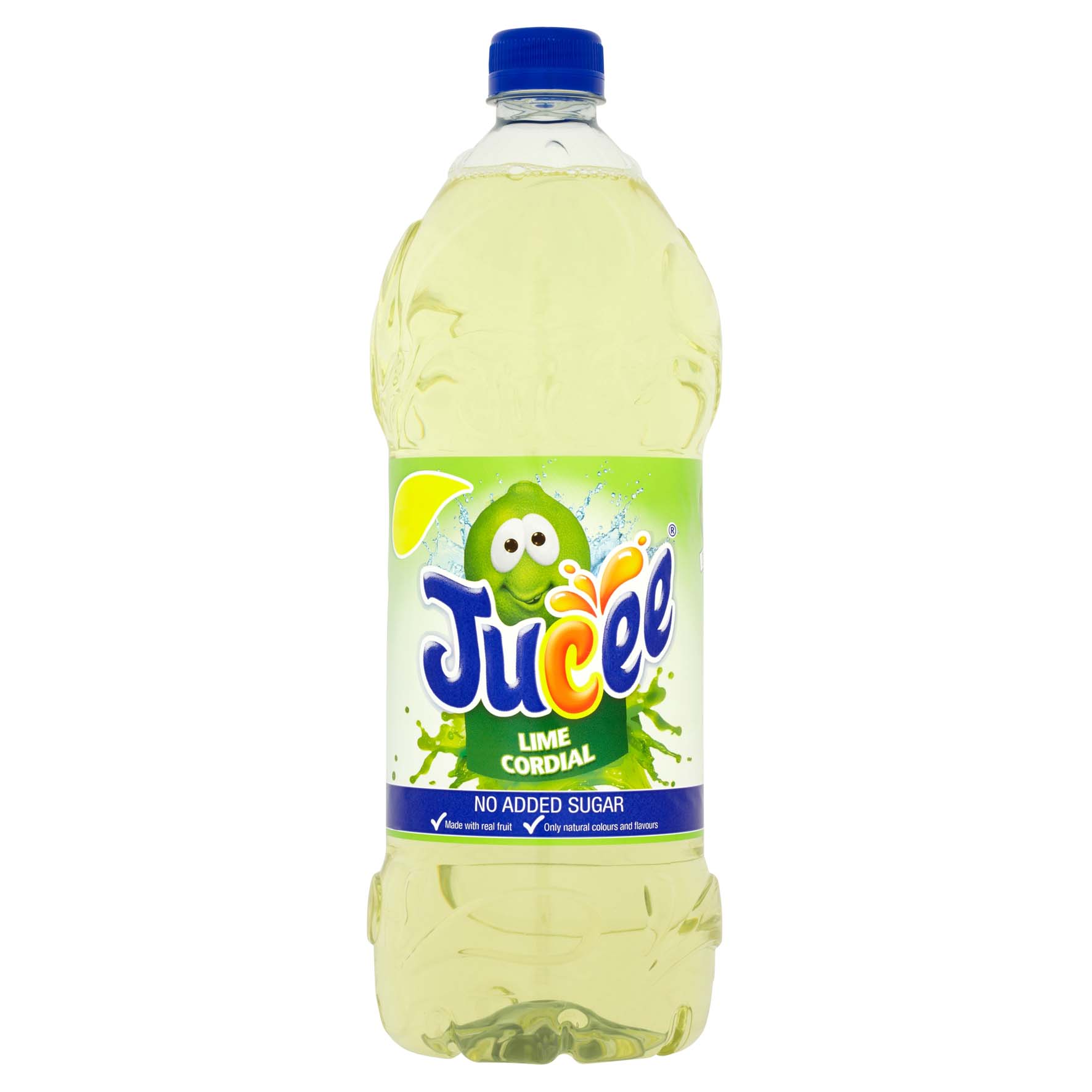 Jucee concentrado lima cordial sin azucar añadido 1,5 l.