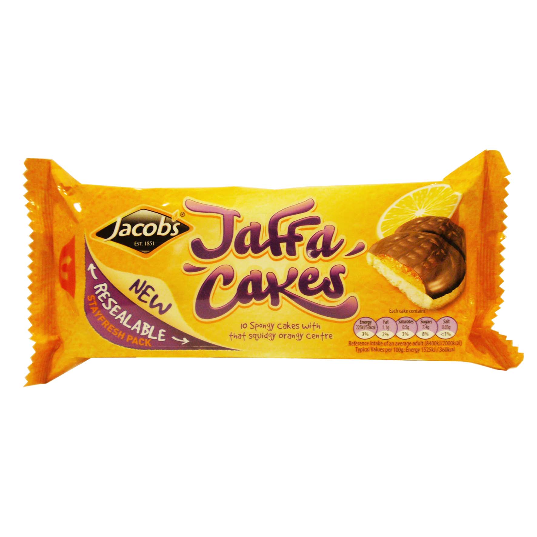 Jacobs galletas jaffa cakes chocol. resel.