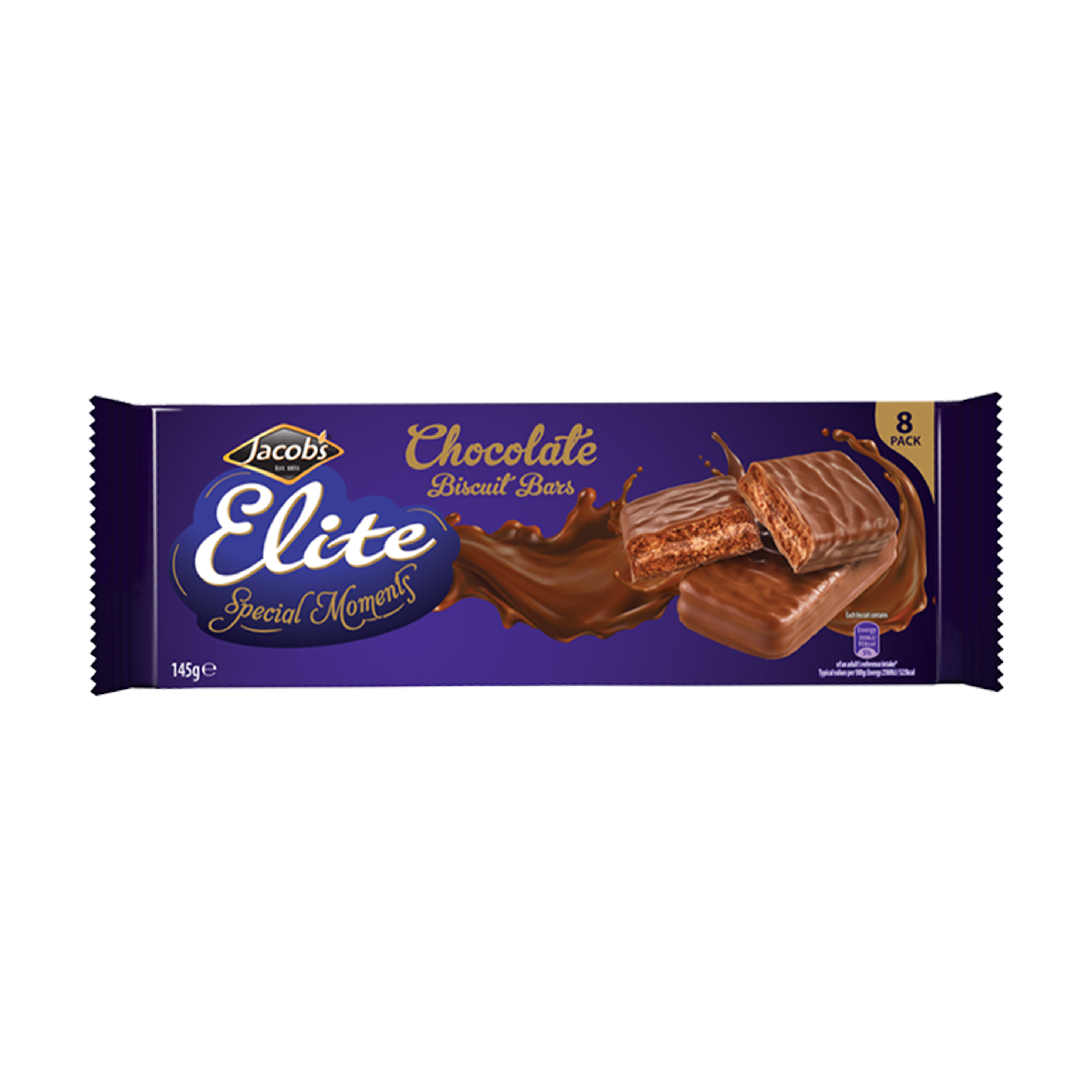 Jacobs barritas elite chocolate 145g