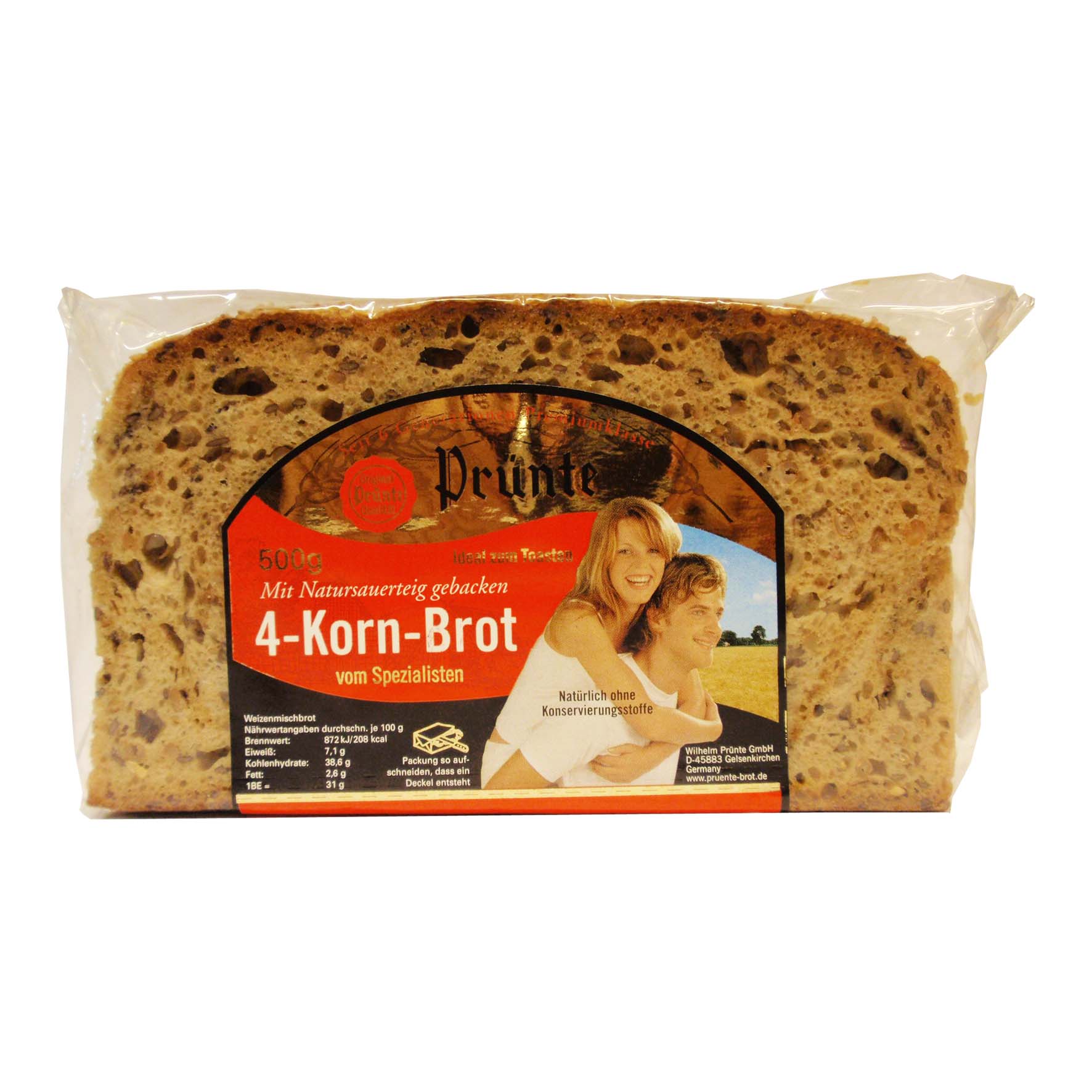 Prünte pan 4 cereales 500 gr