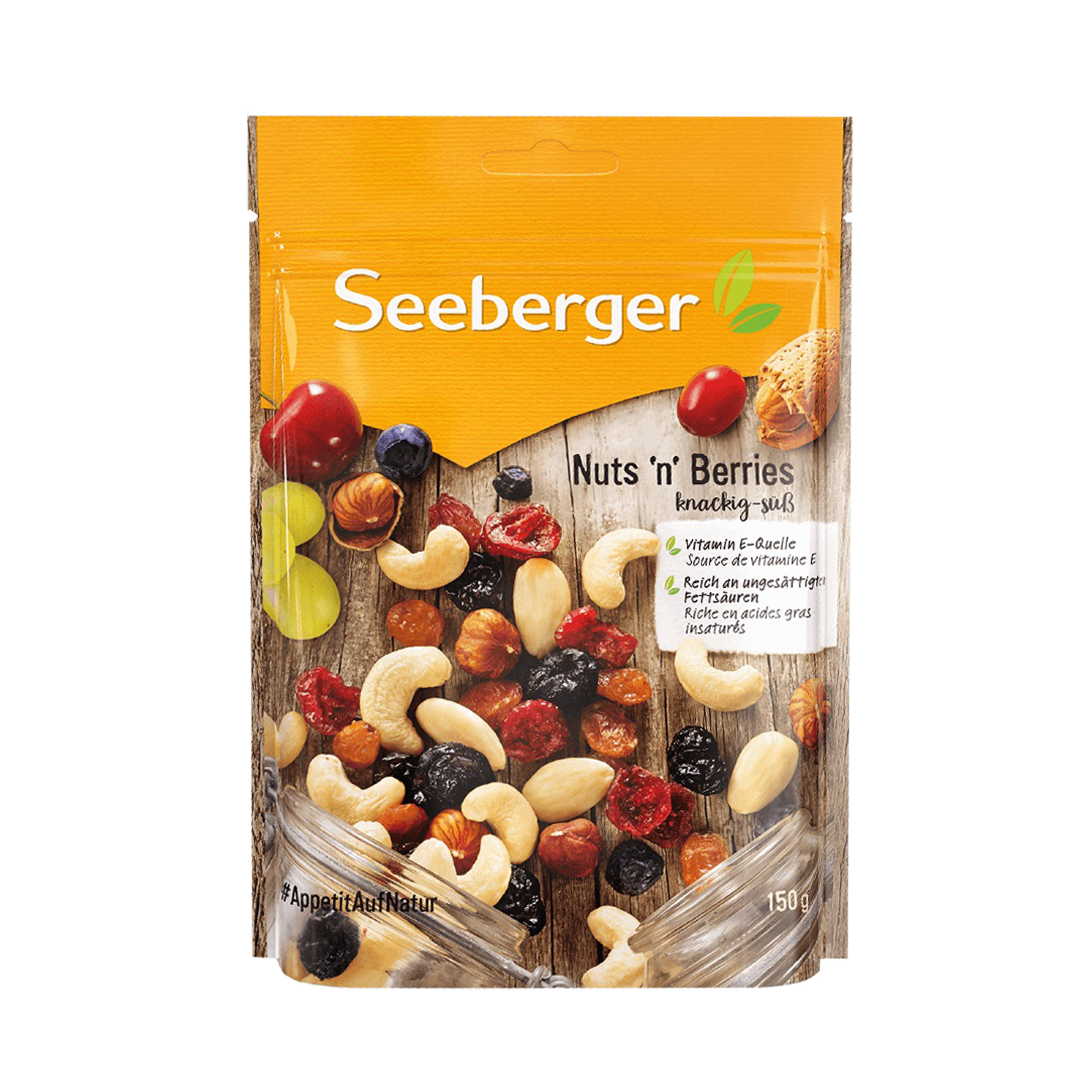 Seeberger mezcla de frutos secos y bayas 150g
