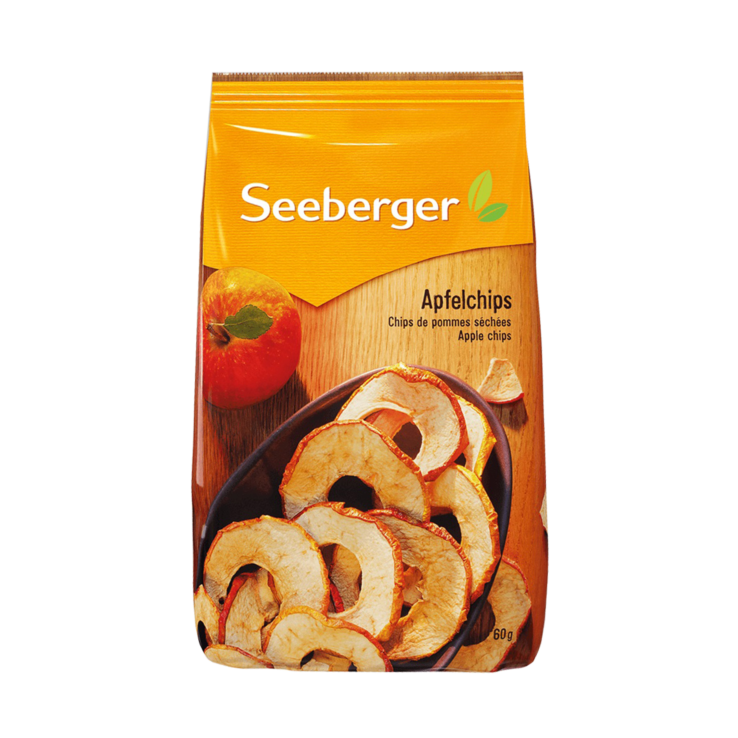 Seeberger chips de manzana 60g