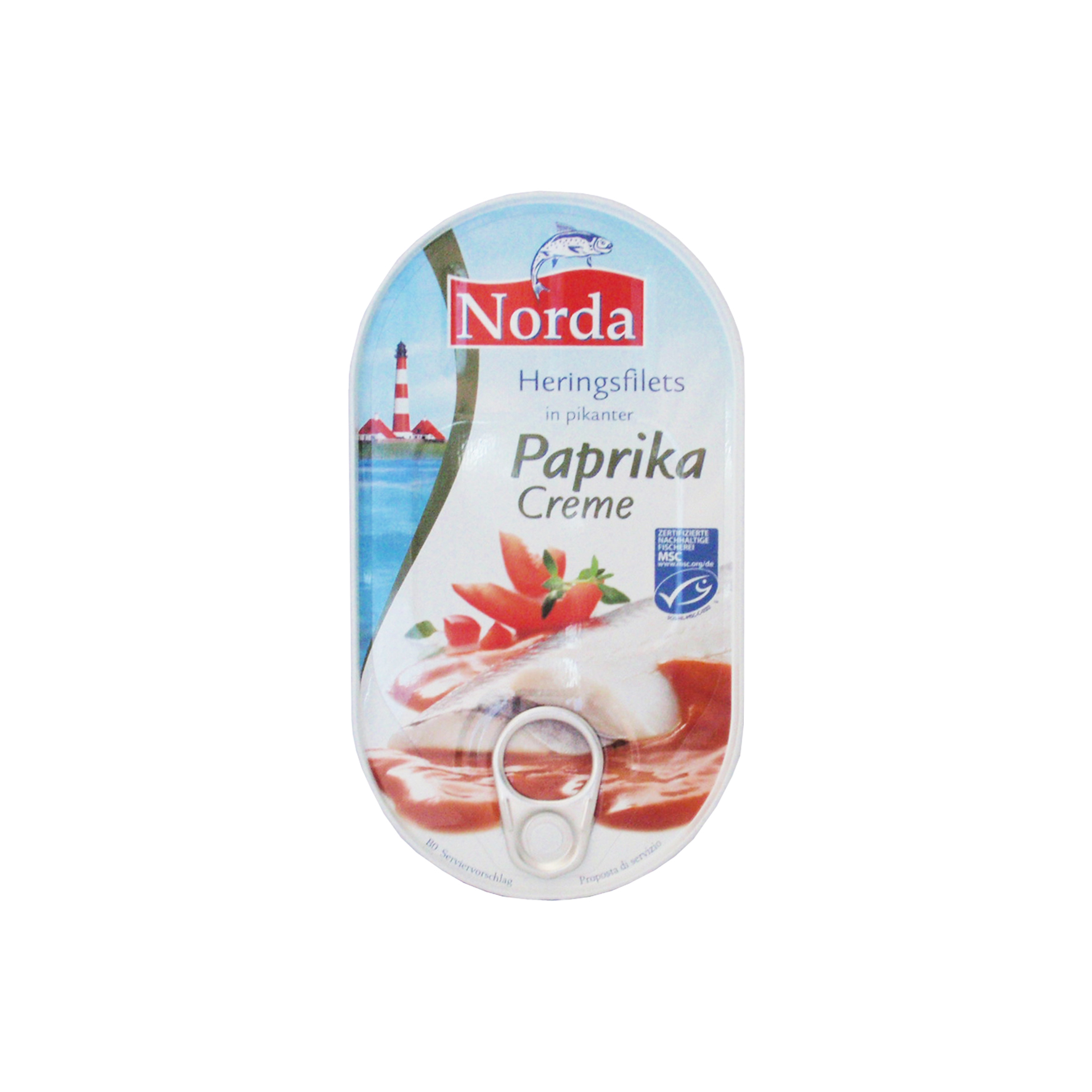 Norda arenques pimiento 200 gr.