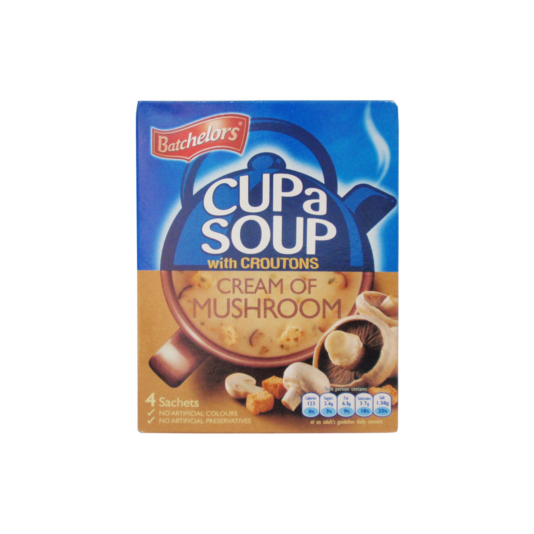 Batch sopa granul champiñones-picatostes