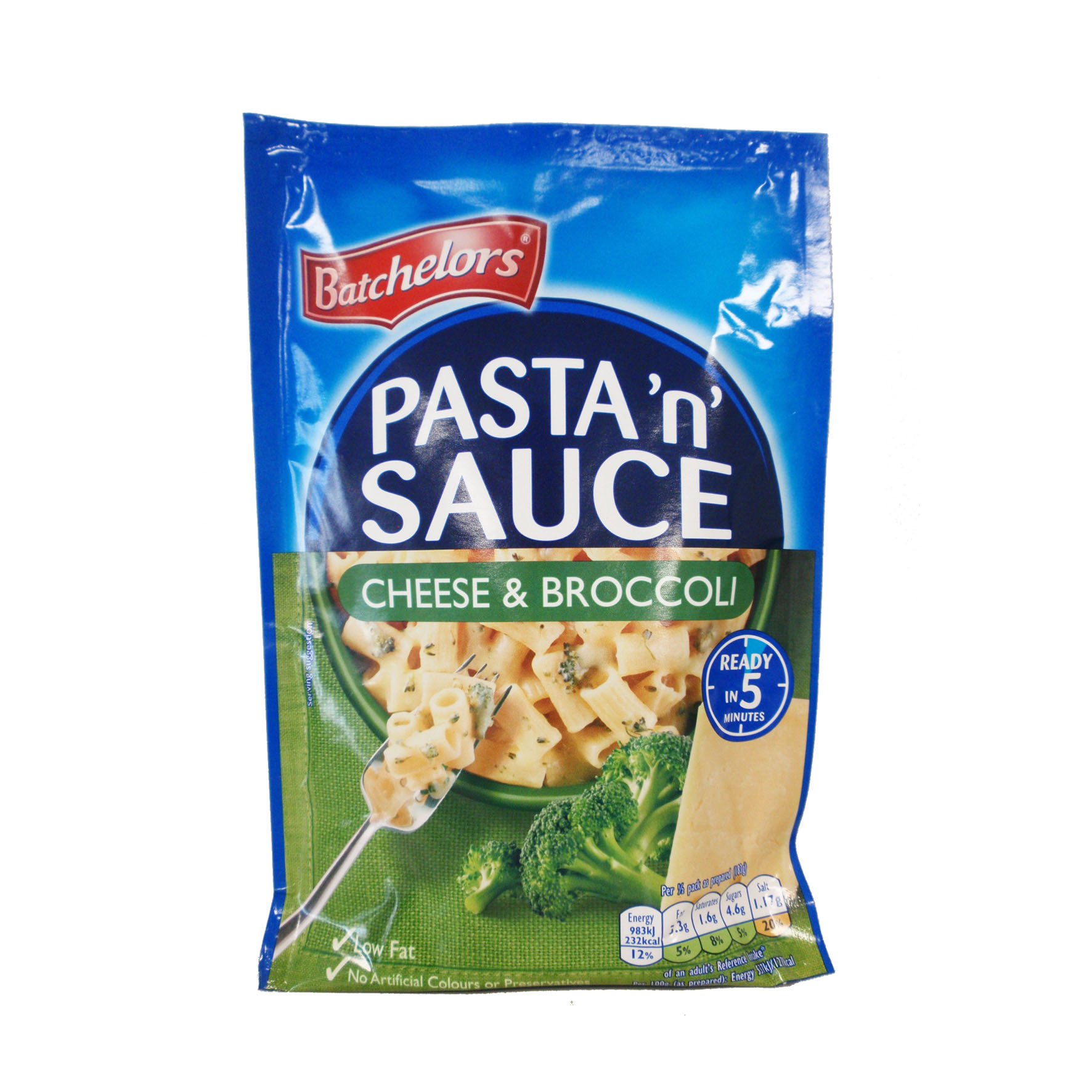 Batch pasta-sauce queso-brocol