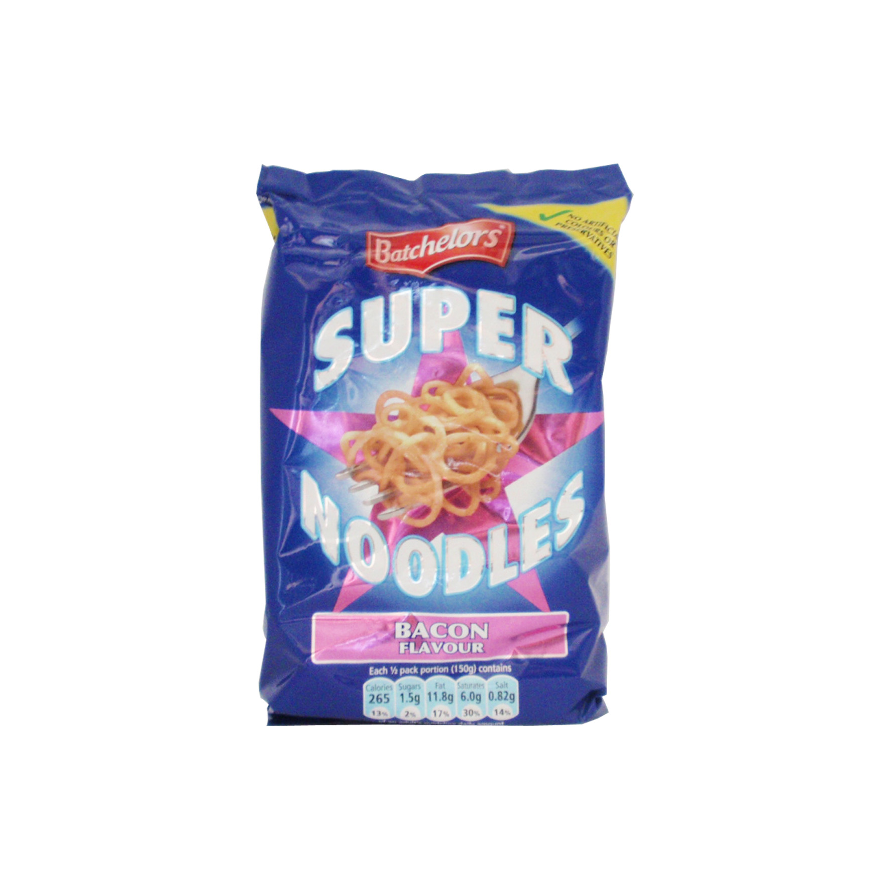 Batch tallarines sabor bacon 100g