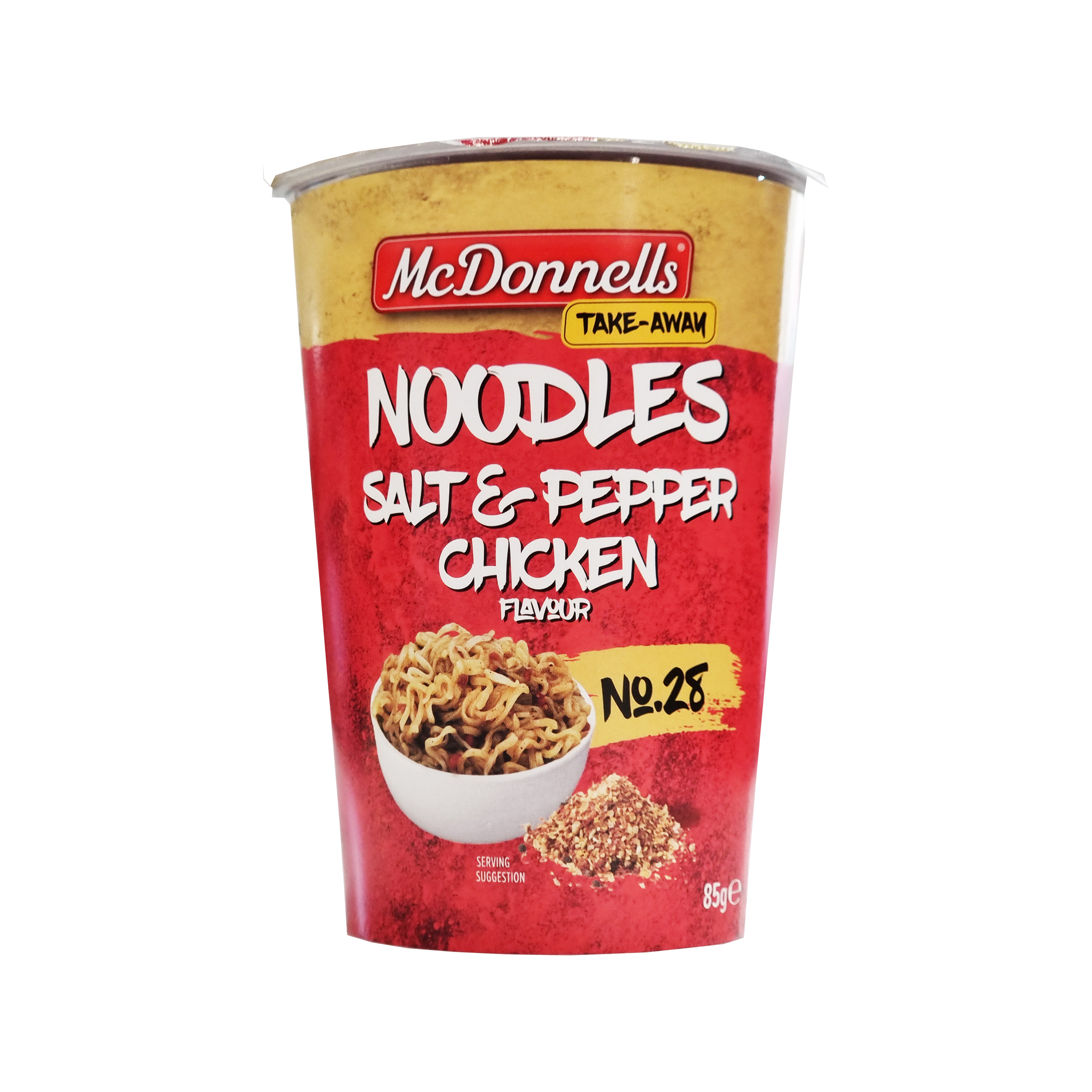 Mcdonnells noodles pollo sal/pim para llevar 85gr