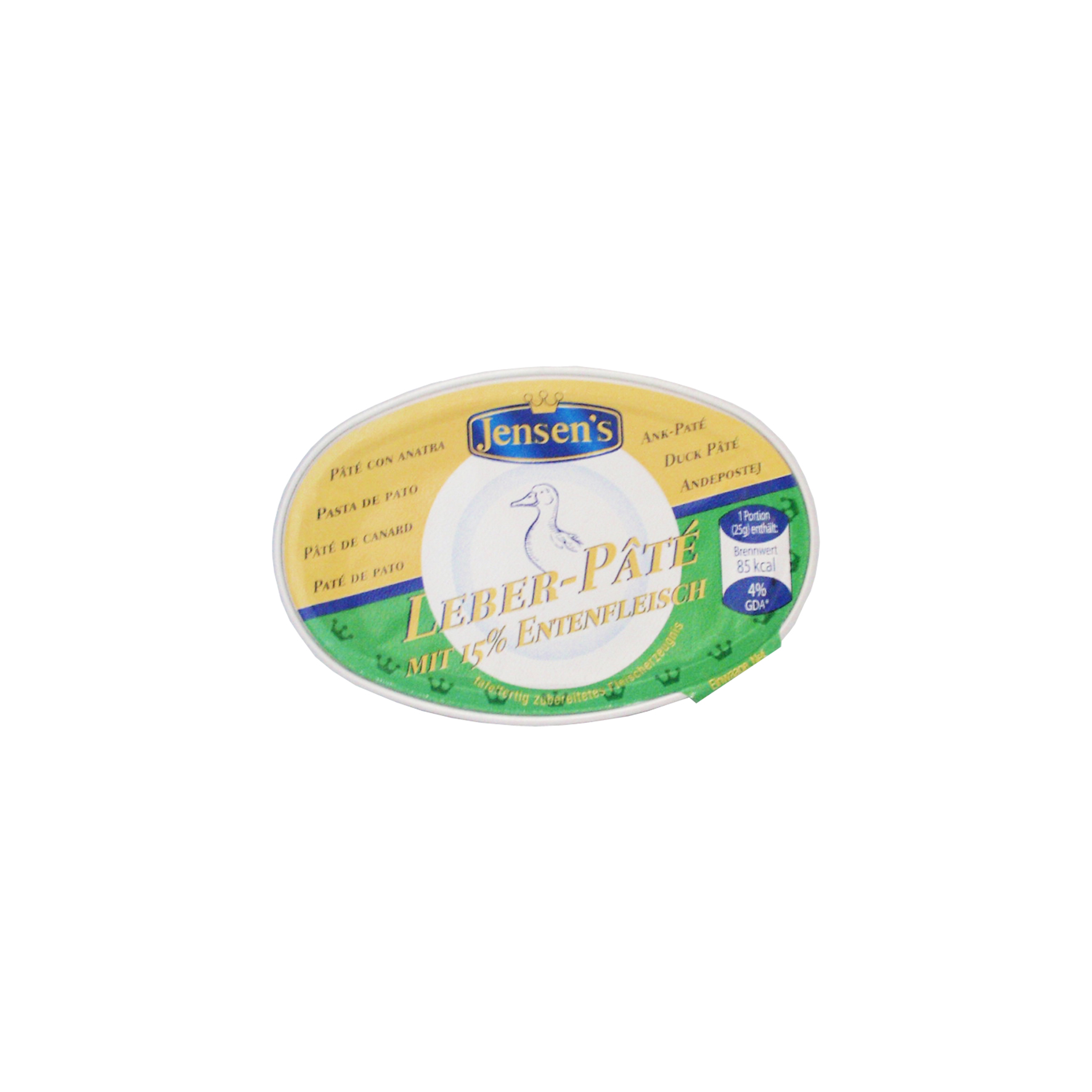 Jensen's pate de pato 80g