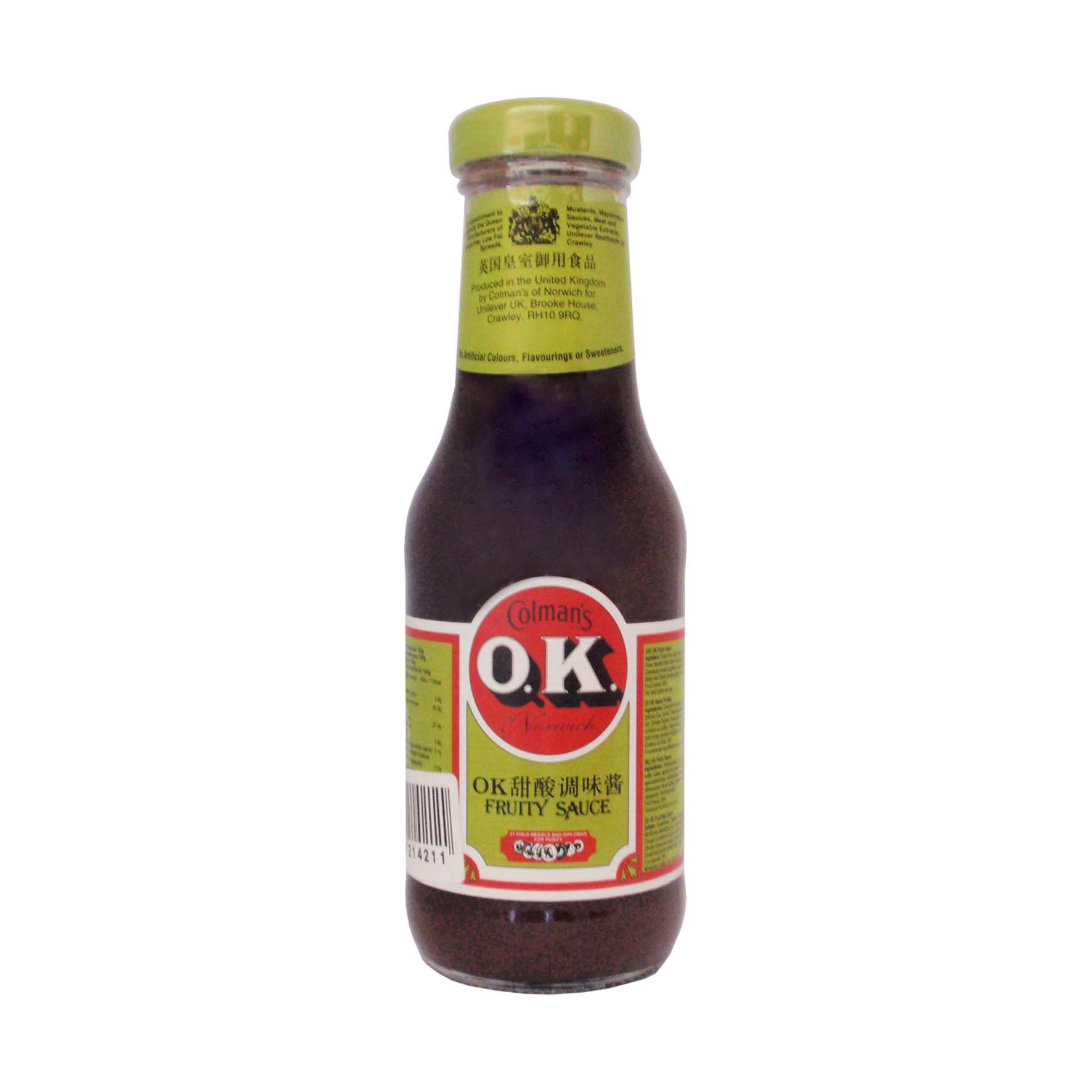 Colman's ok salsa frutas 335g