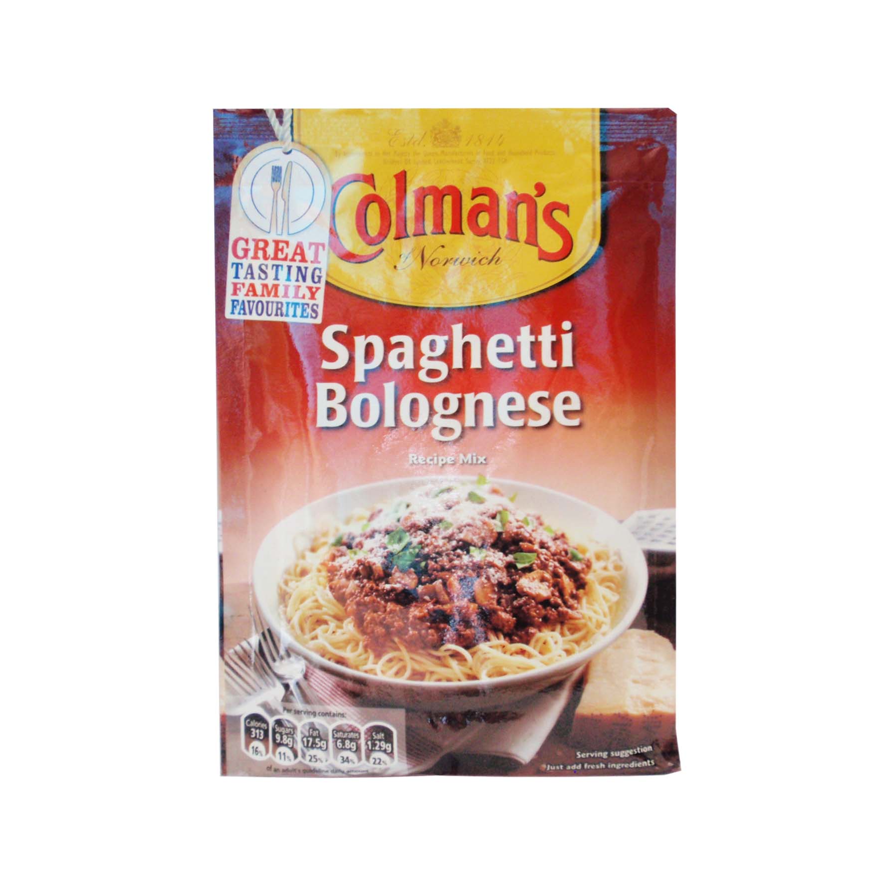 Colman's spaguetti boloñesa 45