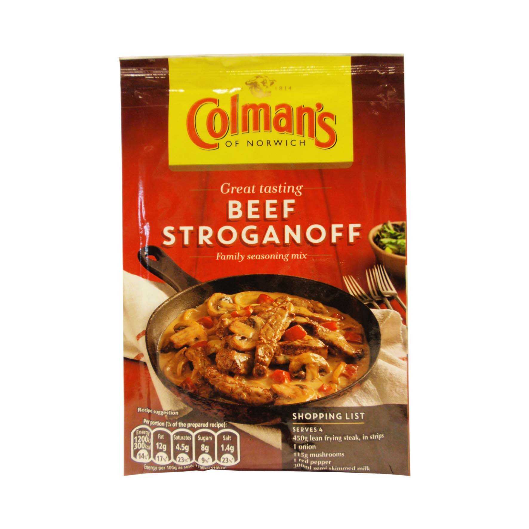 Colman's salsa para ternera stroganoff 40g