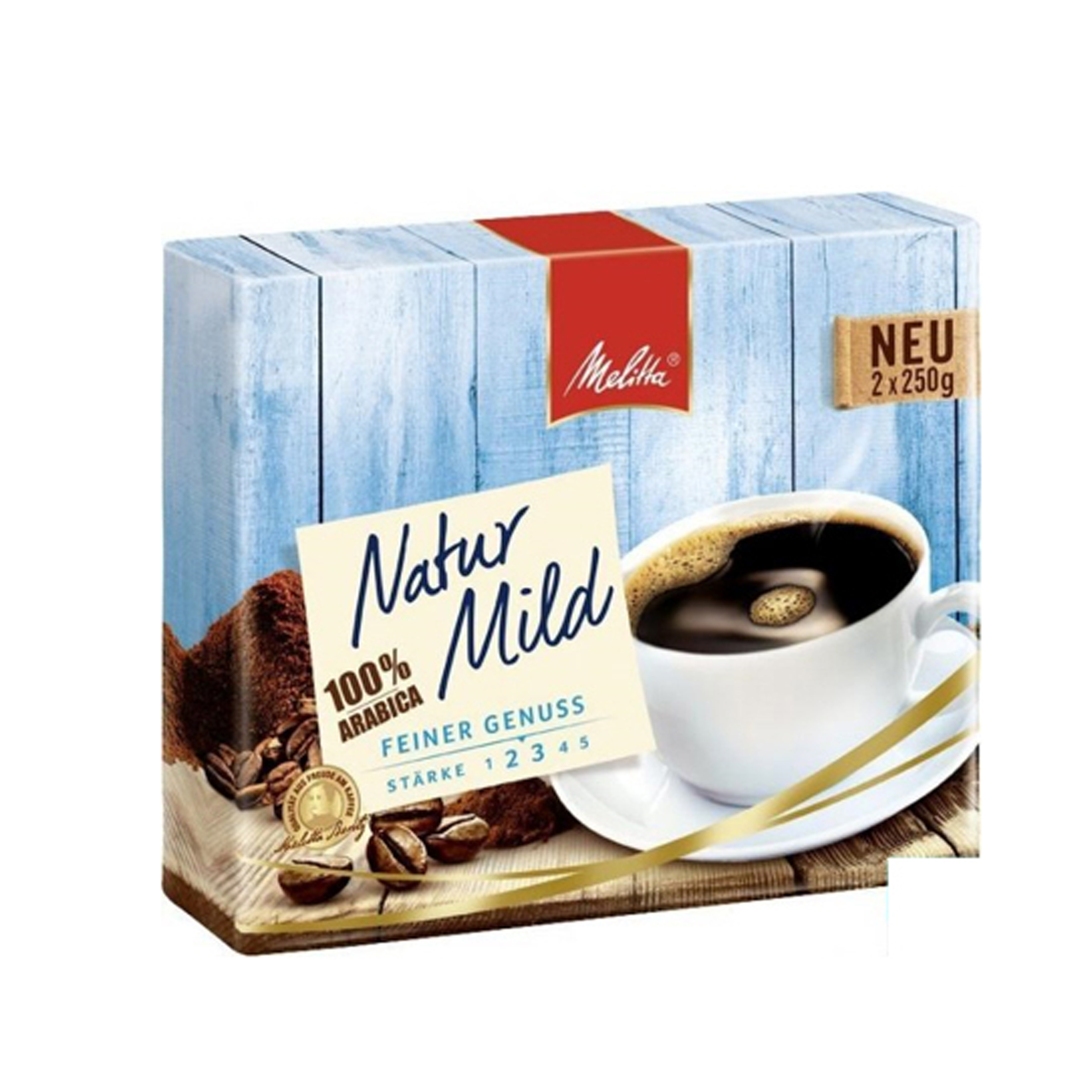 Melitta cafe natur mild 2X250gr