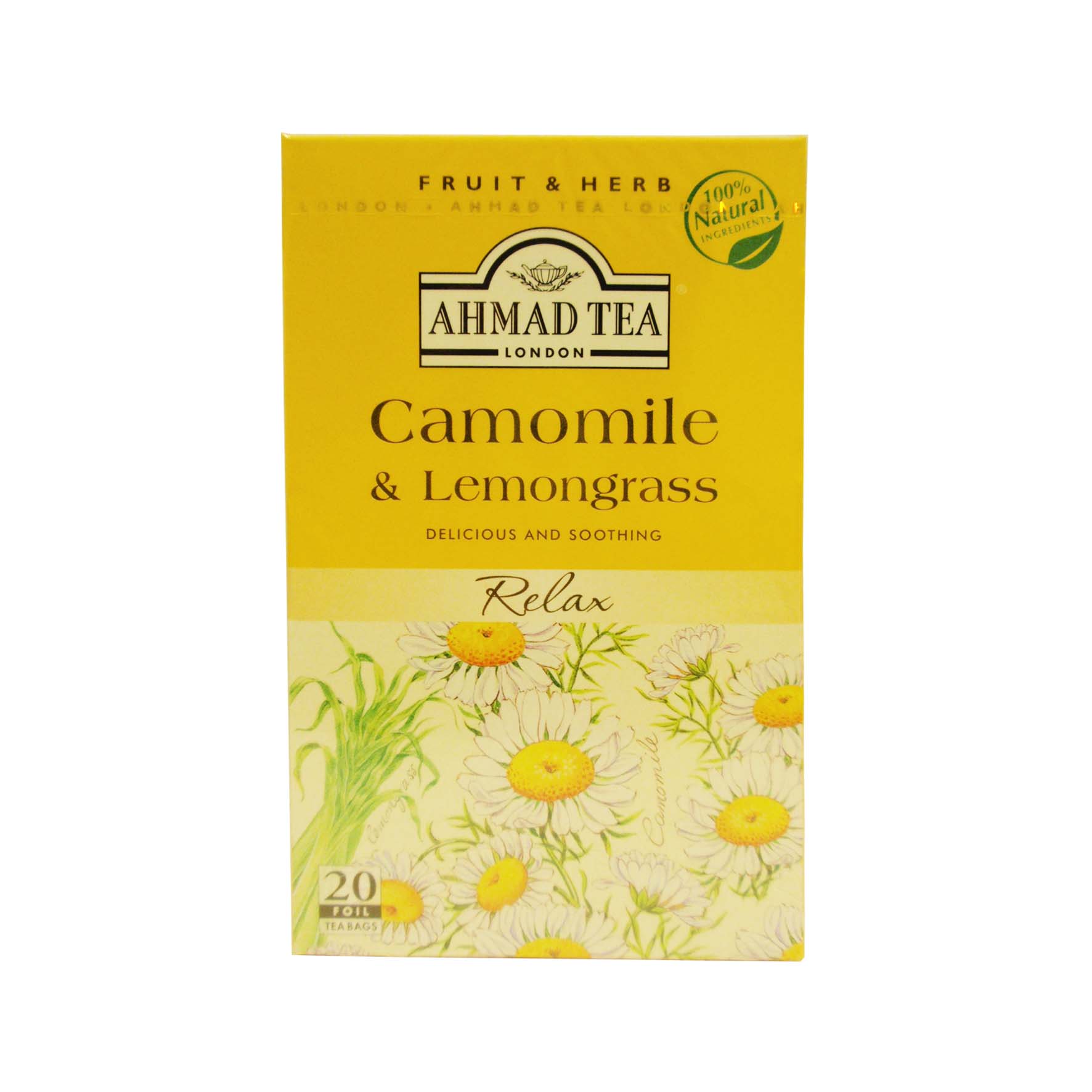 Ahmad infusion manzanilla& lemongrass 6x20