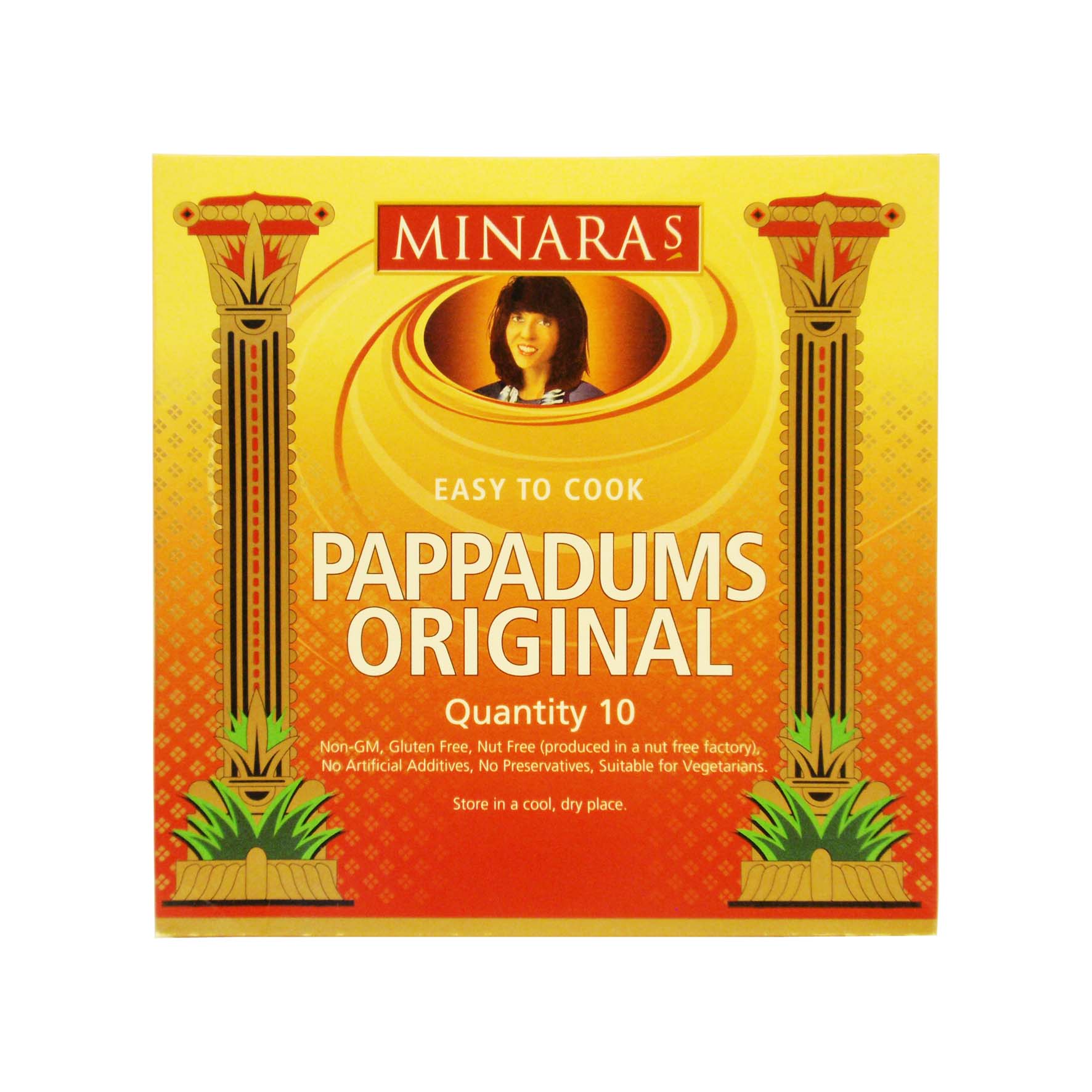 Minara's pappadums/tortas indias 12/120g