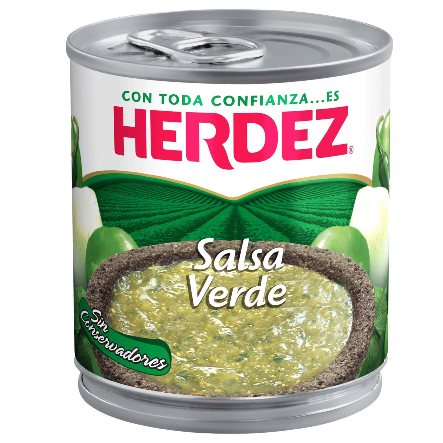 Herdez salsa verde 24/210g lata