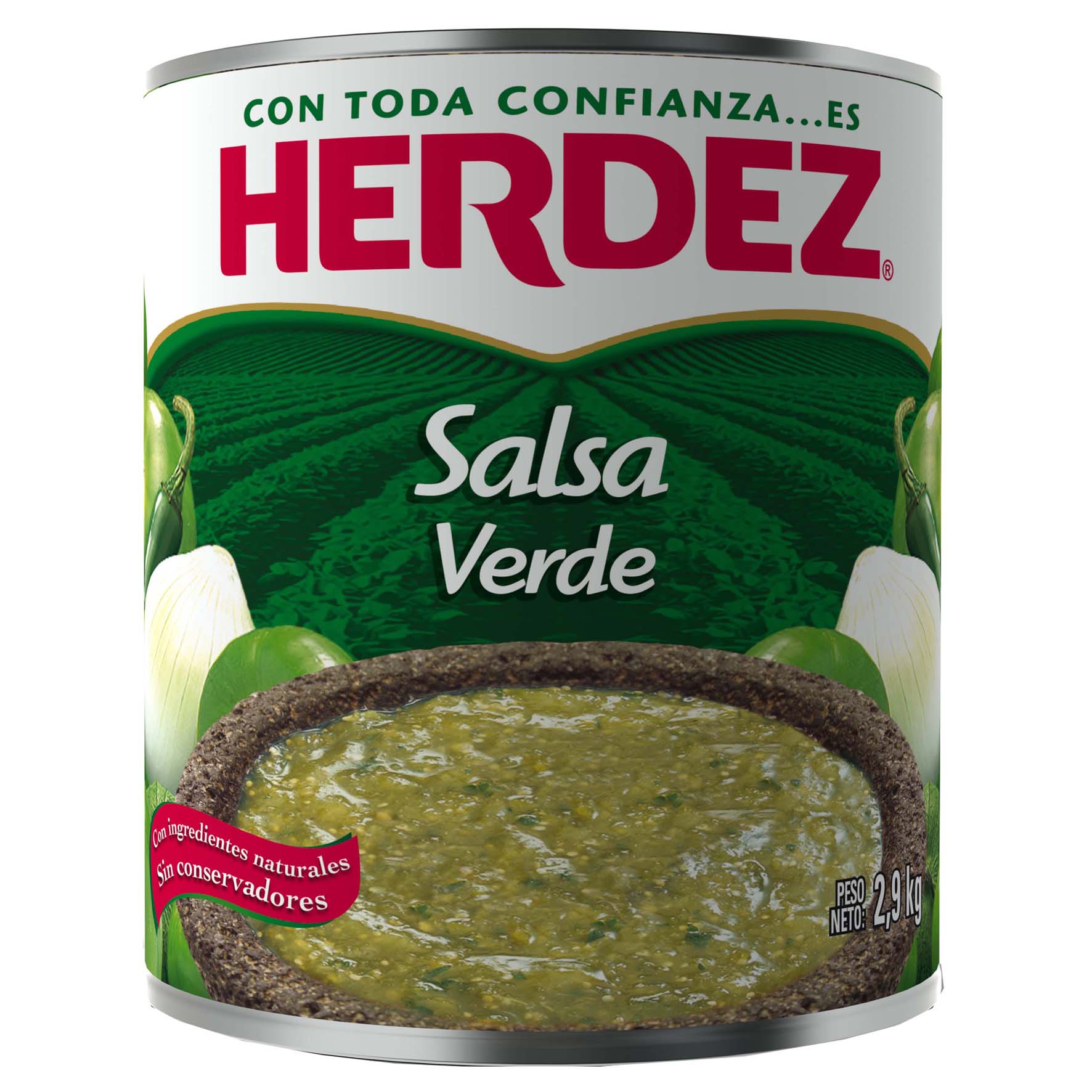 Herdez salsa verde 6/2.9kg lata