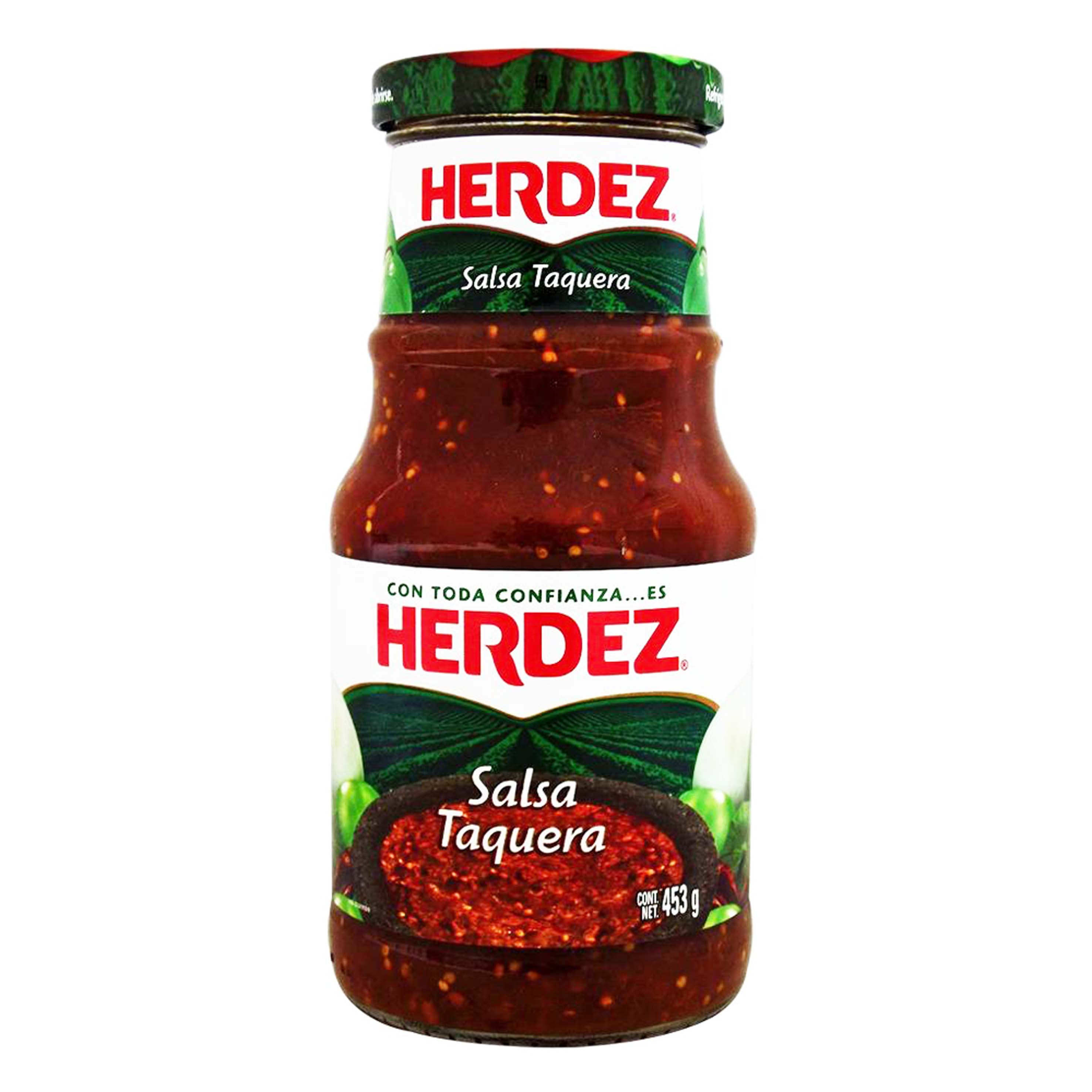 Herdez salsa taquera 12/453g tarro