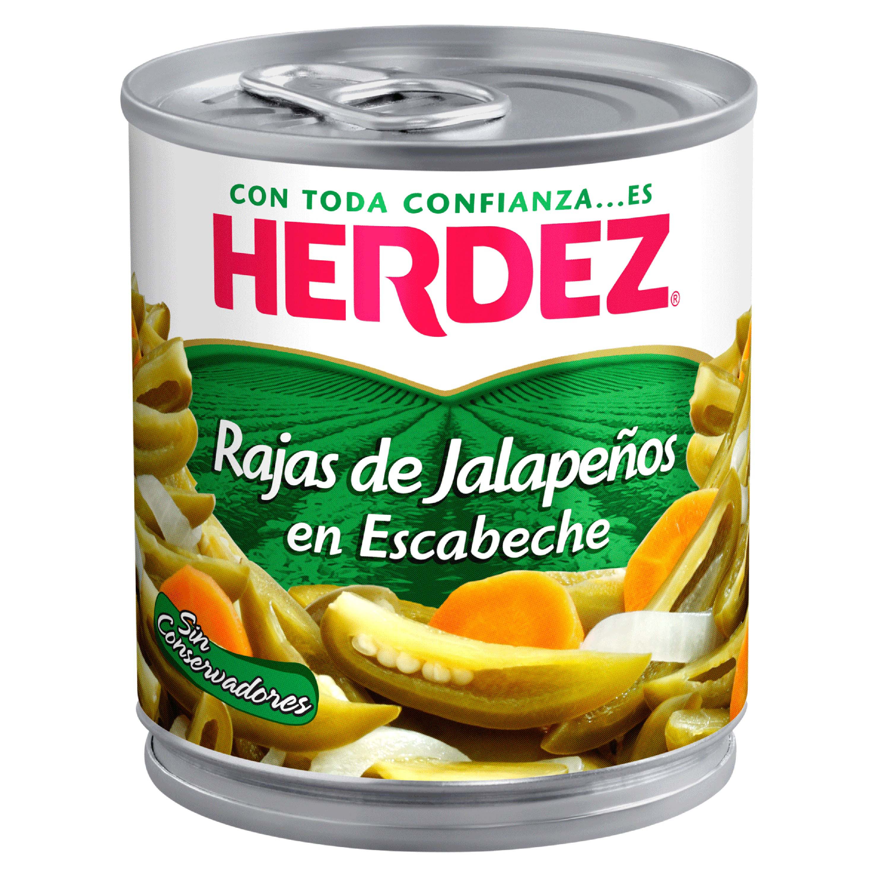 Herdez chile jalapeño en rajas 24/220g