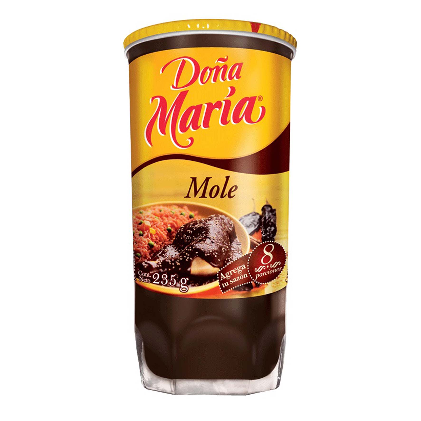 Doña maria mole pasta vaso 24/235g