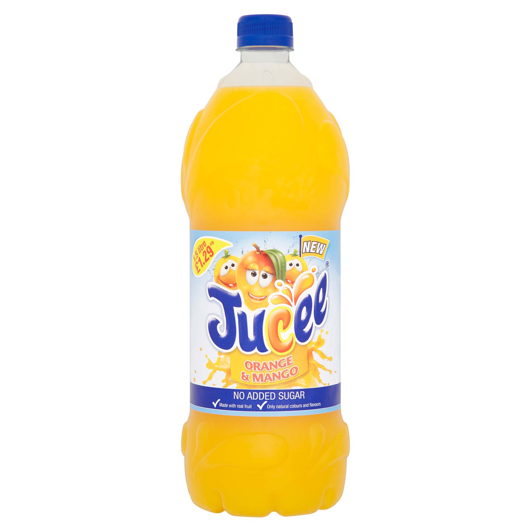 Jucee concentrado naranja-mango s/azuc añadido 1,5 l.