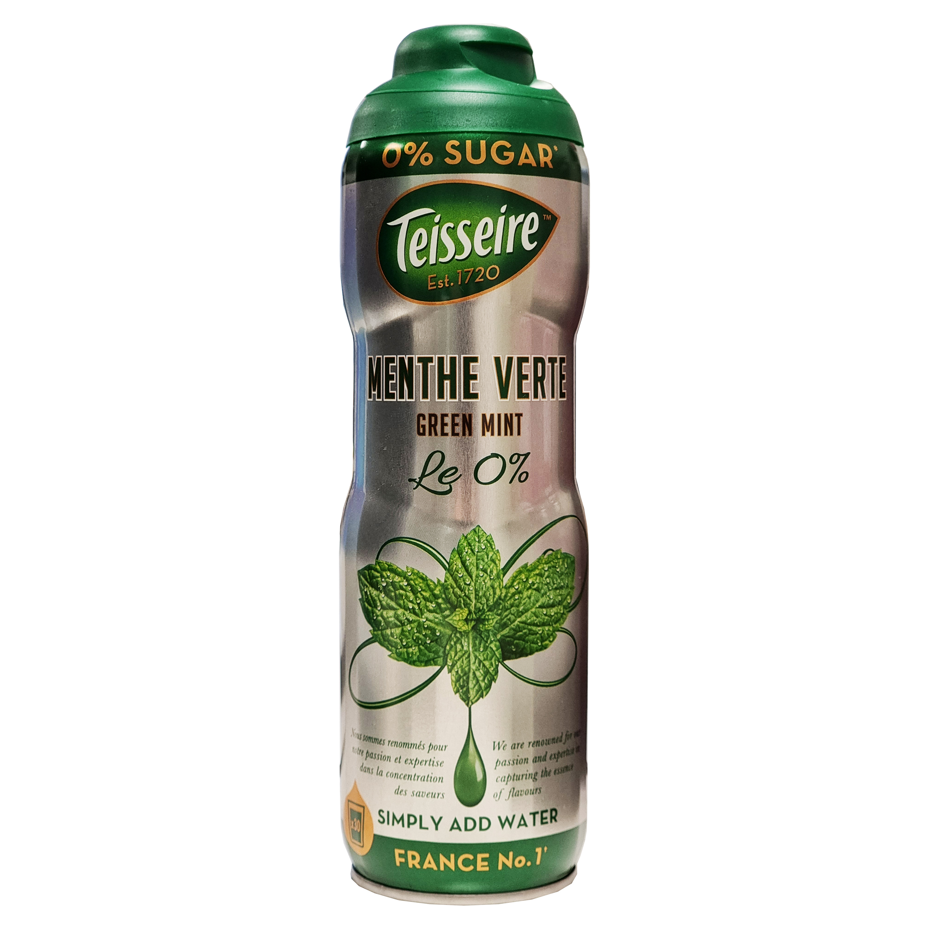 Teisseire sirop menta verde 0% 60 cl.