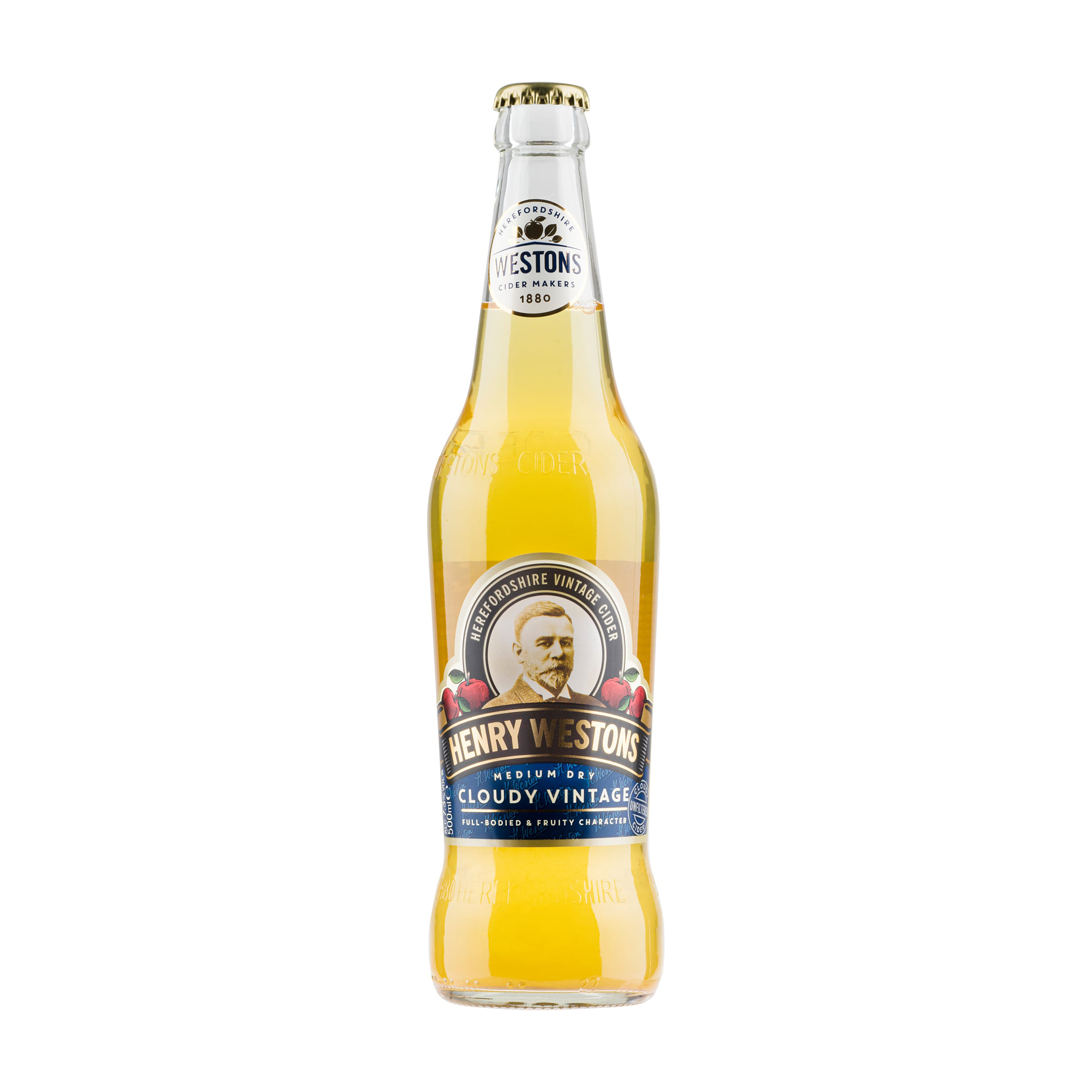 Westons cloudy vintage sidra - alc 7,3% vol 500ml